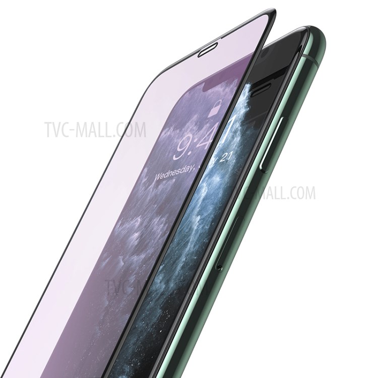 BASEUS 0.25mm Full Screen Curved Anti-blue Film with Film Sticking Tool for iPhone X/XS/11 Pro 5.8 inch-9