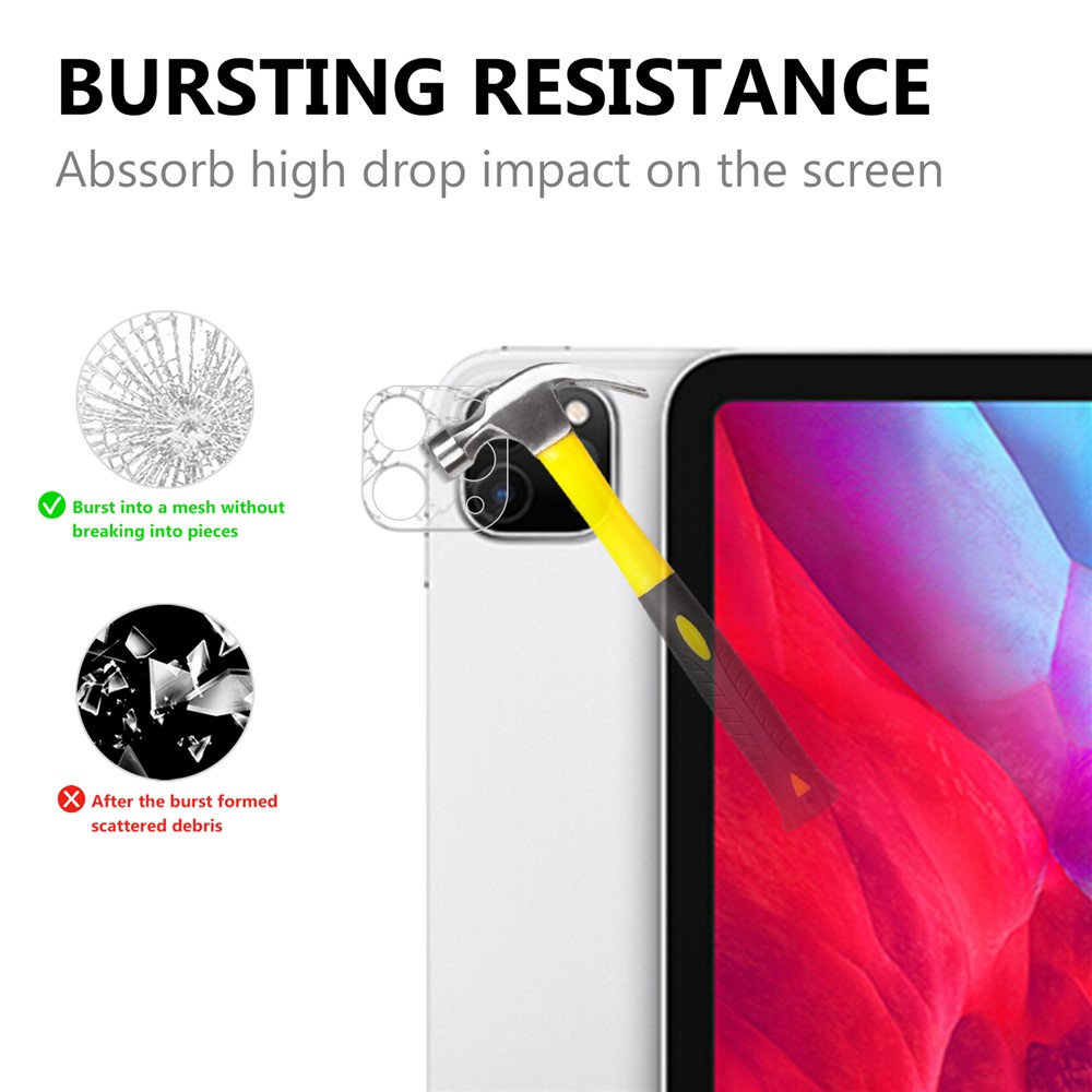 Anti-explosion 9H AGC Tempered Glass Camera Lens Protector for iPad Pro 12.9-inch (2020)-2