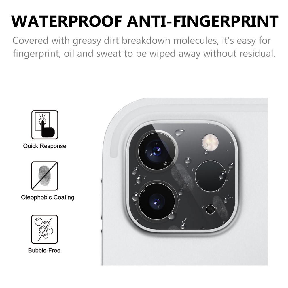 Anti-explosion 9H AGC Tempered Glass Camera Lens Protector for iPad Pro 12.9-inch (2020)-4