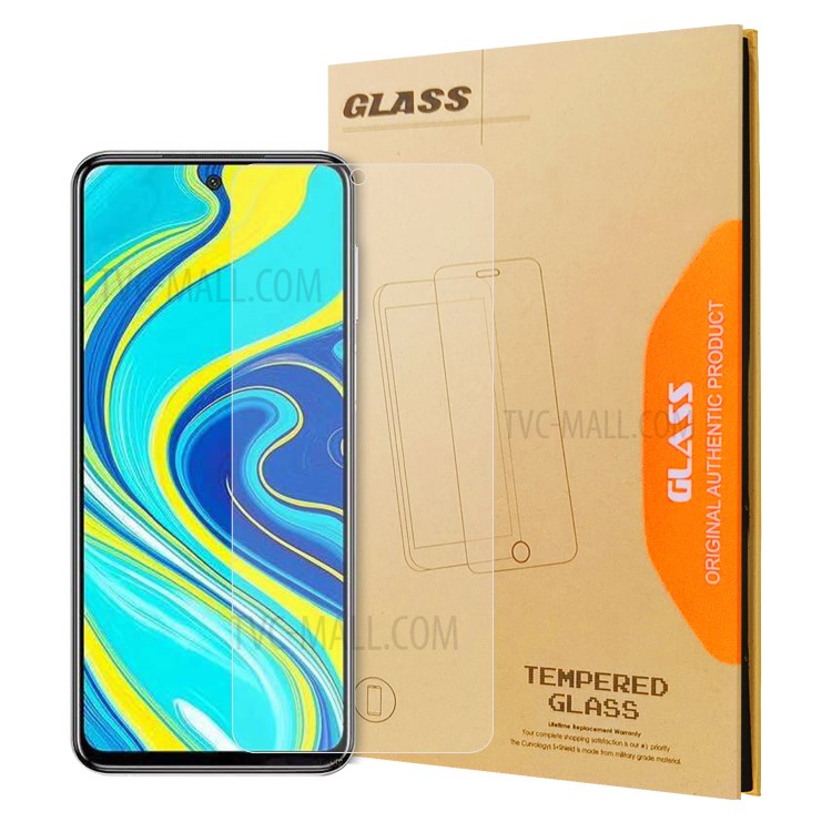 2.5D 9H Arc Edge Ultra Clear Tempered Glass Screen Protector Cover for Xiaomi Redmi Note 9 Pro-1