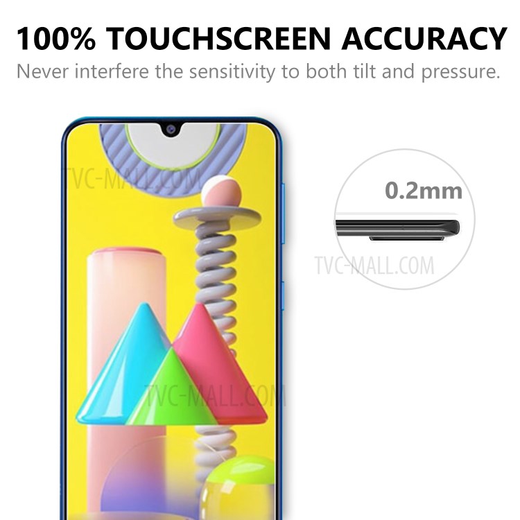 2.5D 9H Arc Edge Ultra Clear Tempered Glass Screen Protector for Samsung Galaxy M31-6