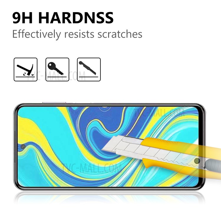Full Screen Tempered Glass Screen Film for Xiaomi Redmi Note 9 Pro-3