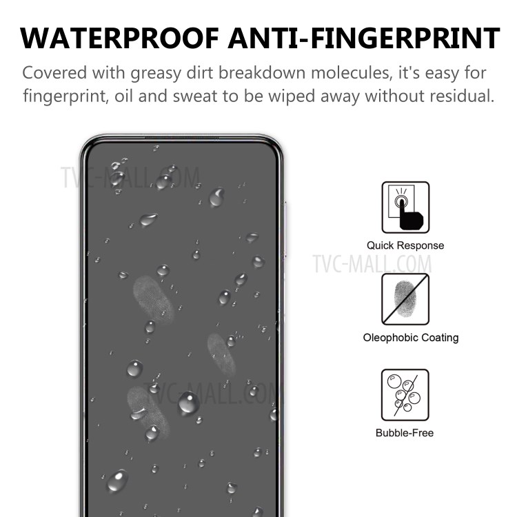 Full Screen Tempered Glass Screen Film for Xiaomi Redmi Note 9 Pro-4