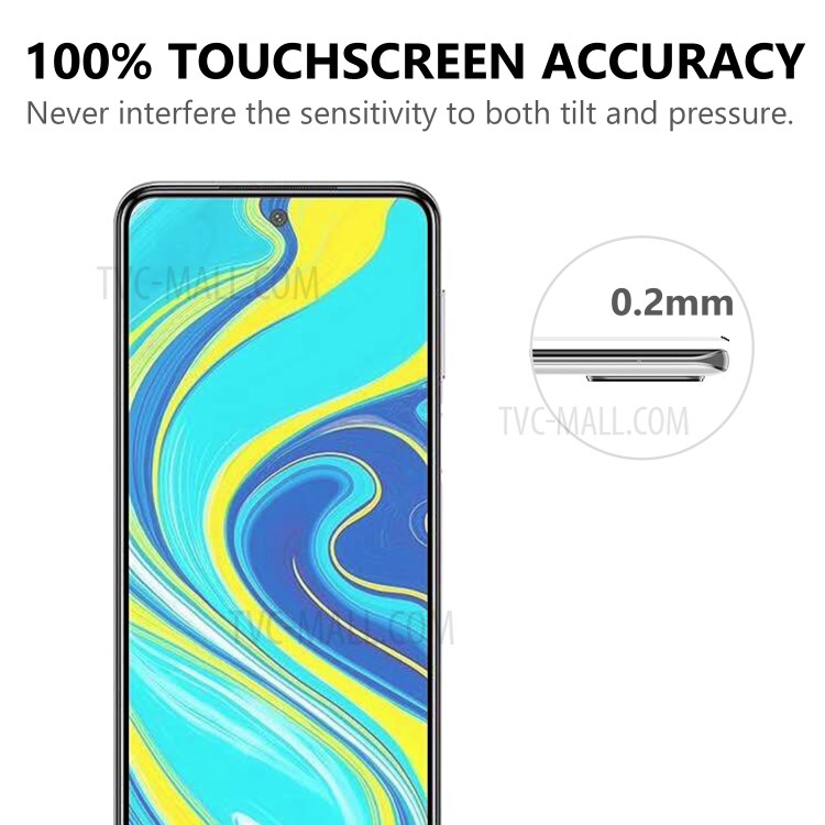 Full Screen Tempered Glass Screen Film for Xiaomi Redmi Note 9 Pro-6