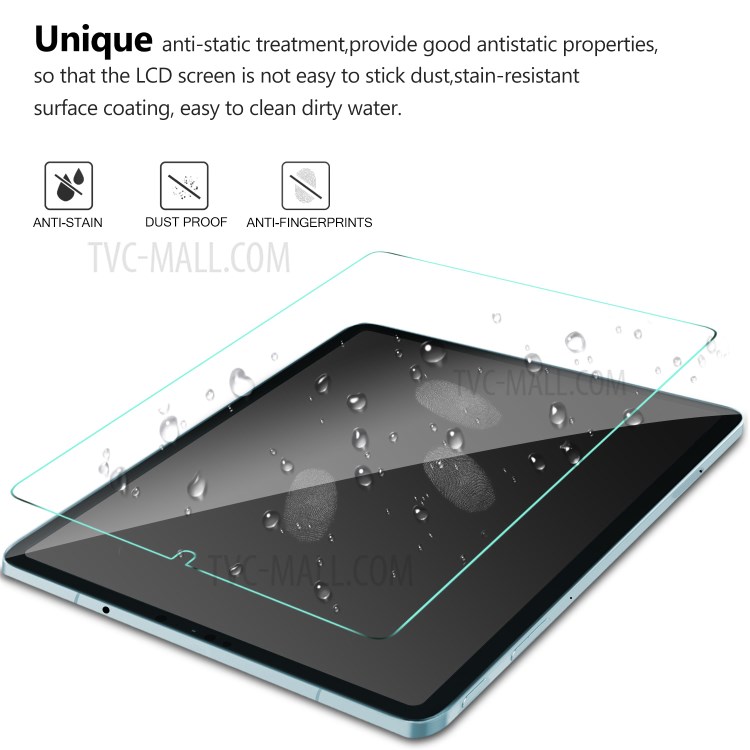 Ultra Clear Arc Edge Premium Tempered Glass Full Screen Protector Film for Samsung Galaxy Tab A 8.4 (2020)-6