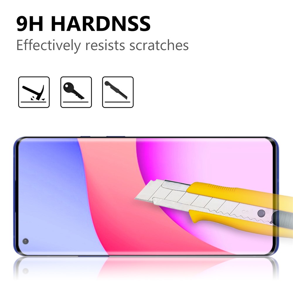 Ultra Clair Garde Protecteur Plein Écran En Verre Trempé 3D Pour OnePlus 8 Pro-3