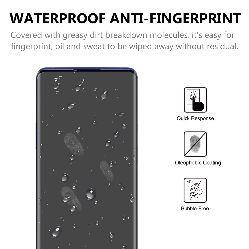 Ultra Clair Garde Protecteur Plein Écran En Verre Trempé 3D Pour OnePlus 8 Pro-4