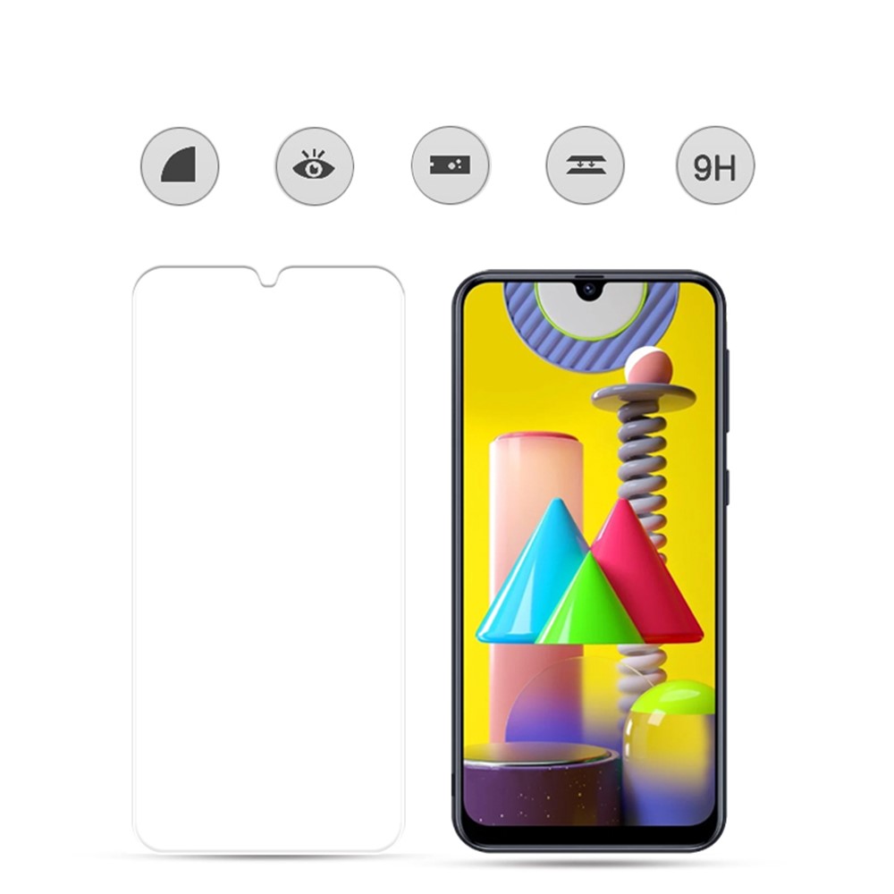 MOCOLO 2.5D Tempered Glass Screen Film Full Glue for Samsung Galaxy M31/M21/A50-2