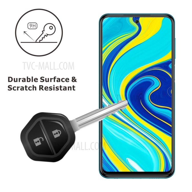 2Pcs/Set ITIETIE 2.5D 9H Tempered Glass Screen Film for Xiaomi Redmi Note 9S/Redmi Note 9 Pro/Redmi Note 9 Pro Max-3