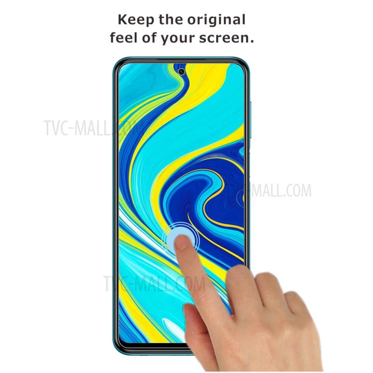 2Pcs/Set ITIETIE 2.5D 9H Tempered Glass Screen Film for Xiaomi Redmi Note 9S/Redmi Note 9 Pro/Redmi Note 9 Pro Max-4