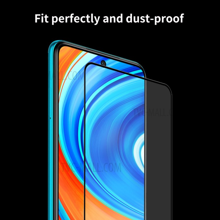 ENKAY 5Pcs/Set Full Glue 0.26mm 9H 2.5D Tempered Glass Full Screen Protector Film for Xiaomi Redmi Note 9/Note 9 Pro-6