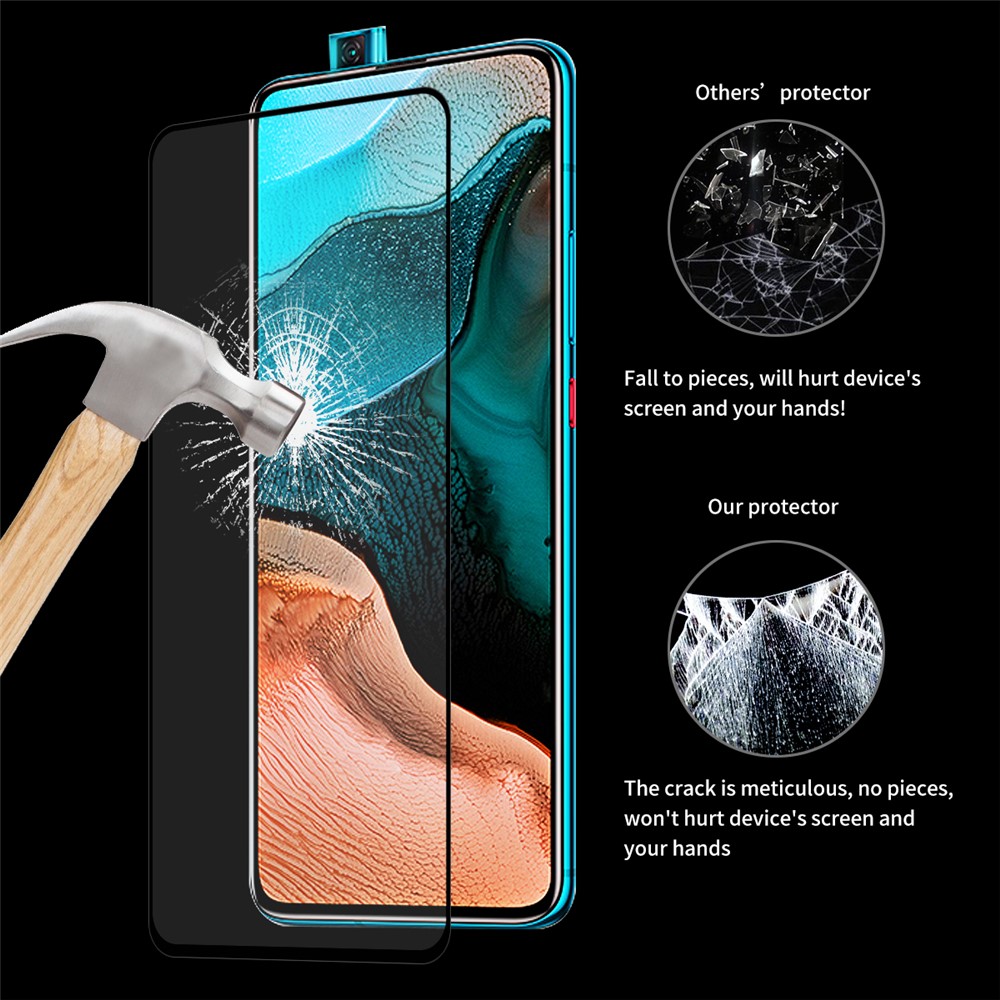 Enkay Hat Prince Gue Complète Pleine Grandeur 0,26 mm 9H 2,5d Protecteur D'écran en Verre Trempé Pour Xiaomi Redmi K30 / K30 Pro / Poco F2 Pro-10