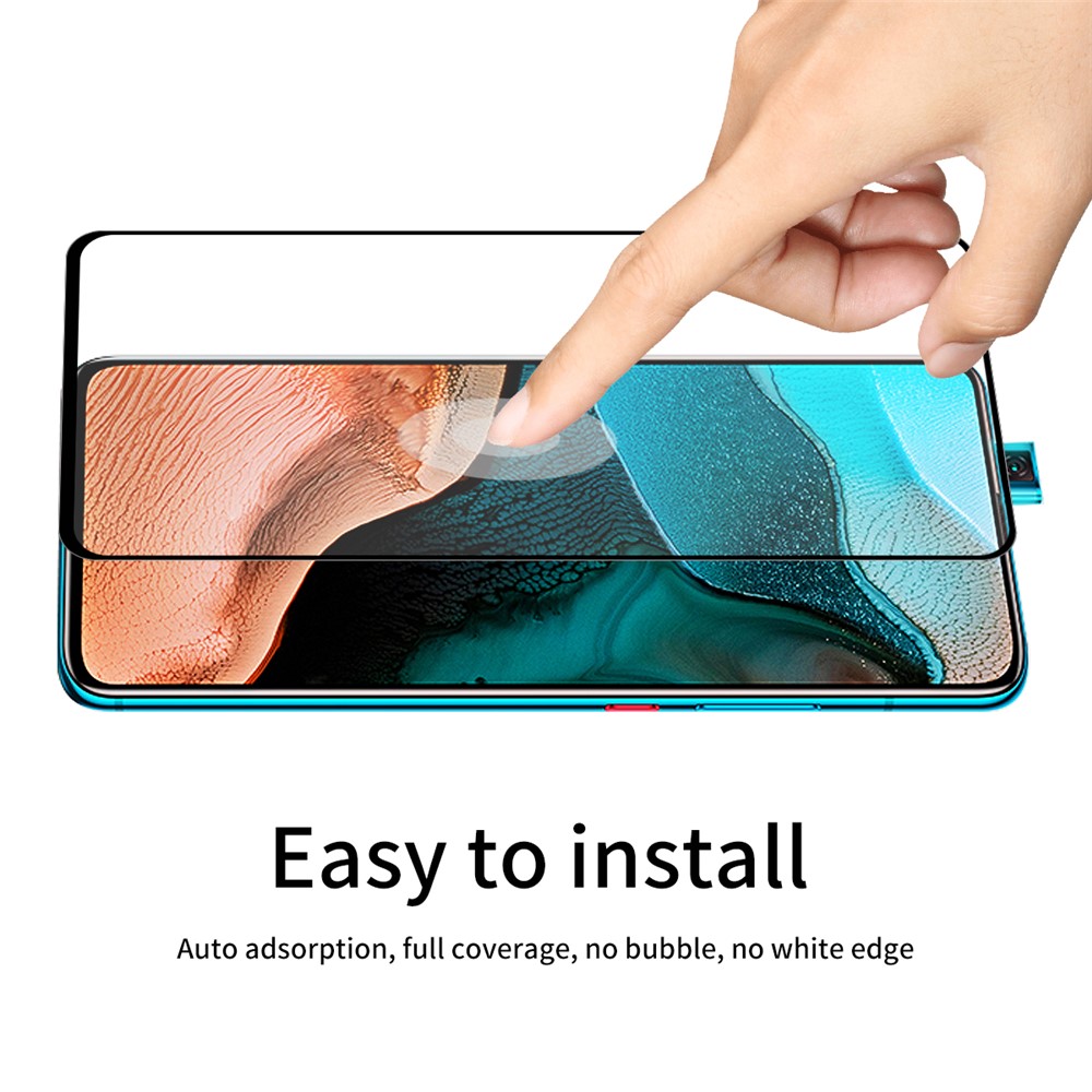 Enkay Hat Prince Gue Complète Pleine Grandeur 0,26 mm 9H 2,5d Protecteur D'écran en Verre Trempé Pour Xiaomi Redmi K30 / K30 Pro / Poco F2 Pro-8