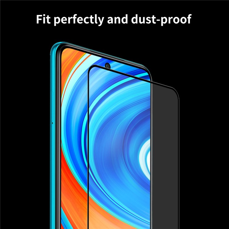 ENKAY Full Glue 0.26mm 9H 2.5D Tempered Glass Full Screen Protector Film for Xiaomi Redmi Note 9/9 Pro-6