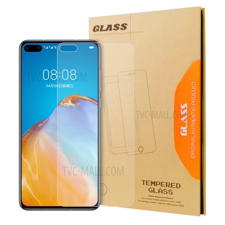 2.5D 9H Arc Edge Full Screen Tempered Glass Film for Huawei P40-1