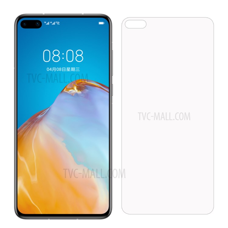 2.5D 9H Arc Edge Full Screen Tempered Glass Film for Huawei P40-7