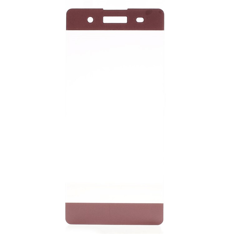 For Sony Xperia XA / XA Dual Full Size Tempered Glass Screen Protector Film Anti-explosion - Rose Gold-2