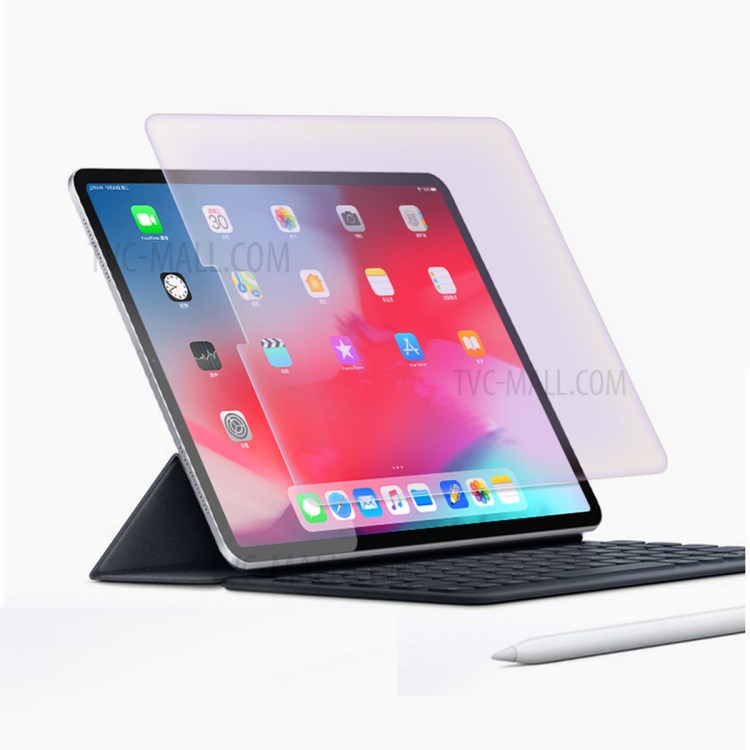 Anti Purple Light Full Screen Tempered Glass Guard Film for iPad Pro 12.9-inch (2020)/(2018)-1