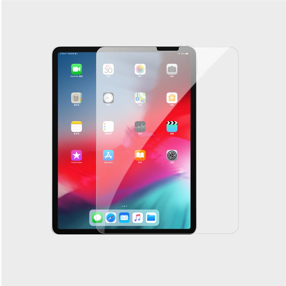 Filme de Protetor de Tela de Vidro Temperado Borda Reta do Ipad Pro de 11 Polegadas (2021) (2020)-2