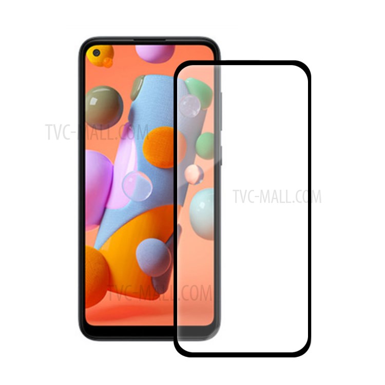 Silk Printing Full Coverage Tempered Glass Screen Protector Film for Samsung Galaxy A11-4