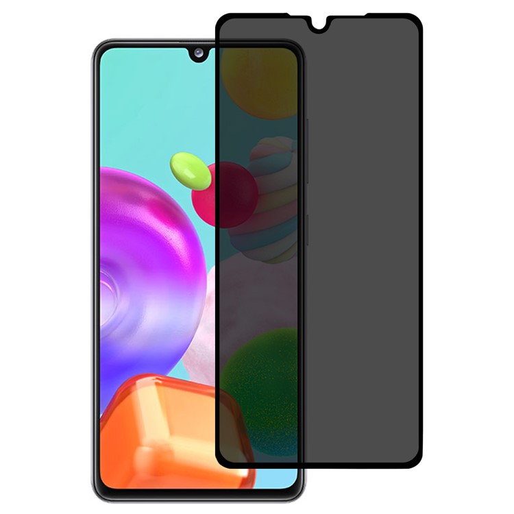 Anti-peep Silk Print Full Screen Tempered Glass Protector Film for Samsung Galaxy A41 (Global Version)-1