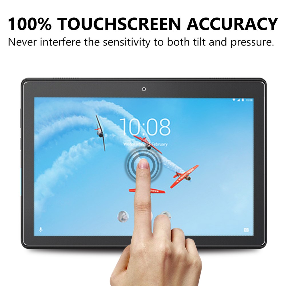 Tempered Glass Screen Protector Film Arc Edge for Lenovo Tab E10-5