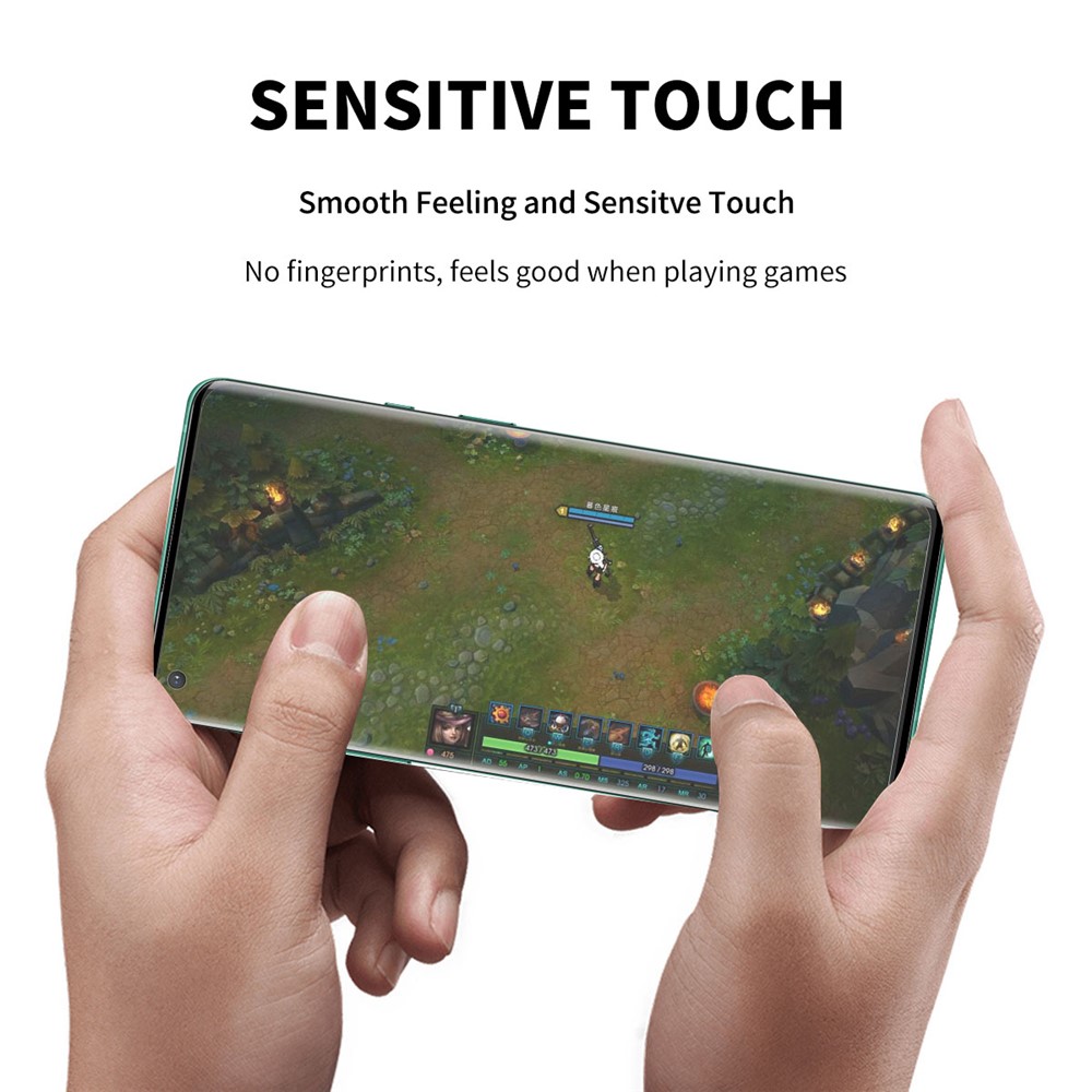 Enkay 0.26mm 9H 3D Pleine Grandeur Bords Arc Trempé Protecteur D'écran En Verre Pour OnePlus 8 Pro-7