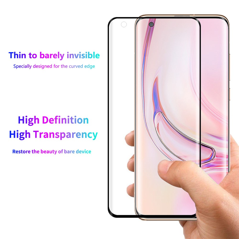 Film Per Schermo PET Curvo a Schermo Intero 3D Per Xiaomi Mi 10/Mi 10 Pro - Con Bordo Nero