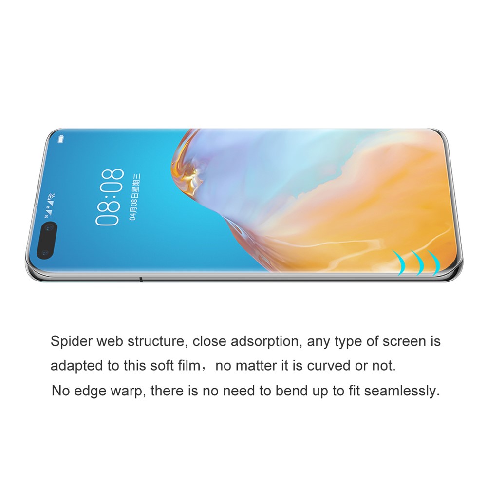ENKAY 3D Full Size Screen Cover Soft Film for Huawei P40 Pro-2