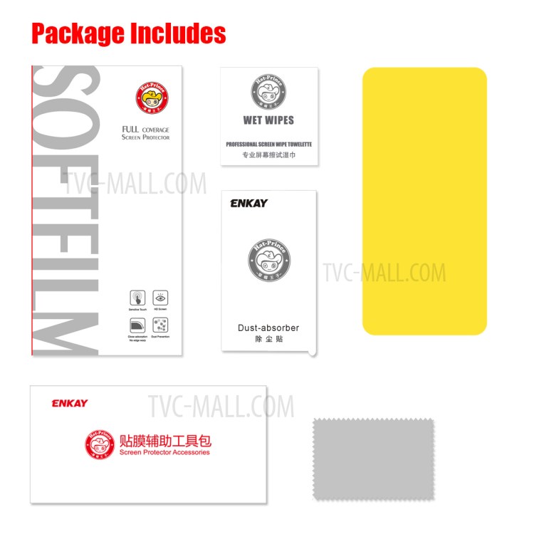 ENKAY 3D Full Screen Protector Cover Soft Film for Xiaomi Mi 10/Mi 10 Pro-7