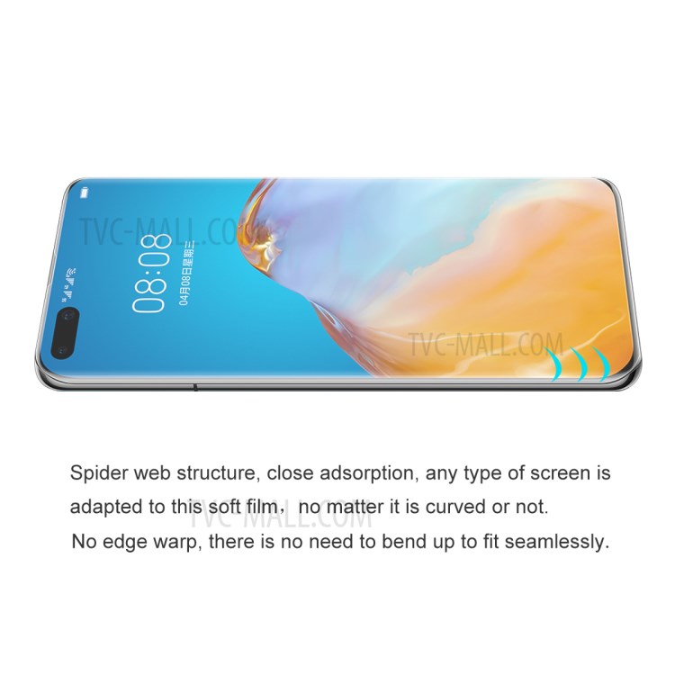 2PCS ENKAY 3D Full Size Self-repair Scratch Soft Screen Film for Huawei P40 Pro-2