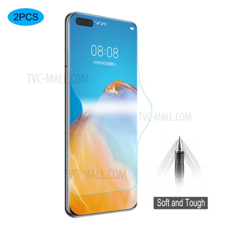 2ST Enkay Weichen 3D Vollschirmschutz-Schutzfilm Für Huawei P40-1