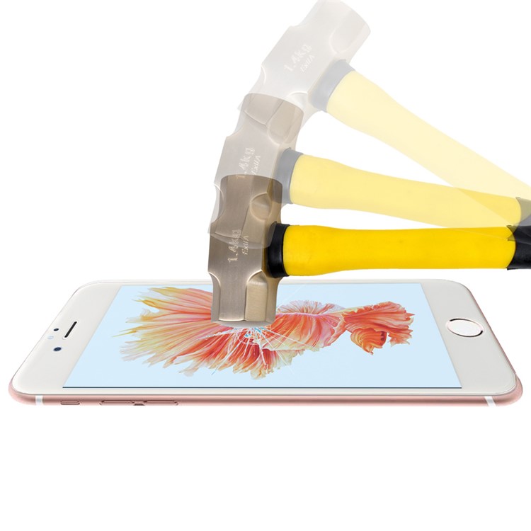 0,3 Mm 3D Anti-Blau-ray Gehärtetem Glas Displayschutzfolie Für IPhone 6s / 6 - Weiß-4