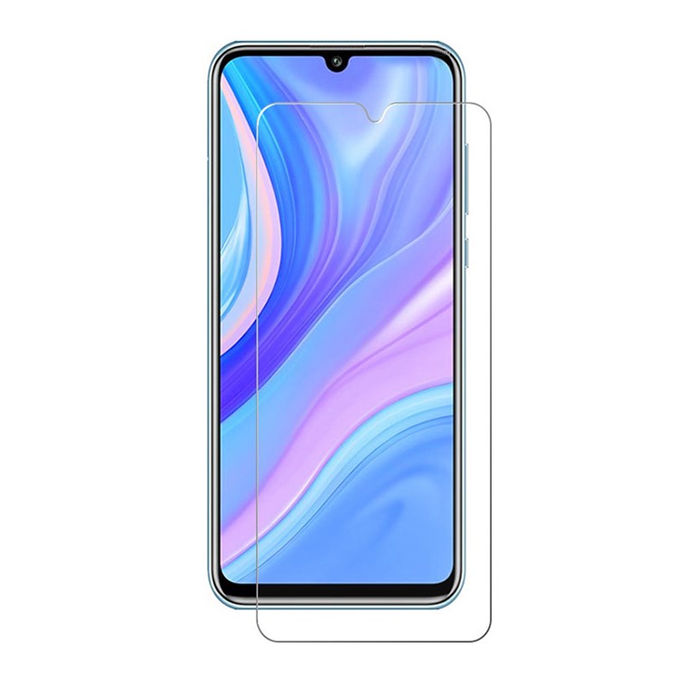 0.3mm Arc Edges Tempered Glass Screen Film Guard for Huawei Y8p-1