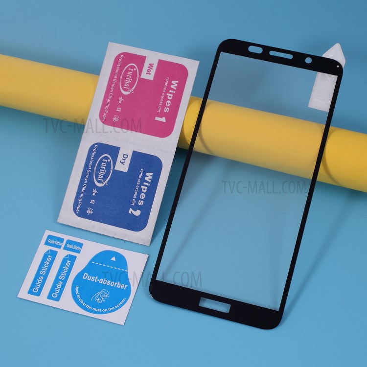 RURIHAI 2.5D Твердая Защита Закаленной Пленка Экрана Стек Для Huawei Y5p / Честь 9S-6