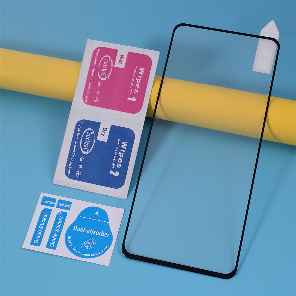 RURIHAI 2.5D Défense Protecteur D'écran En Verre Trempé Pour Samsung Galaxy A21s-6