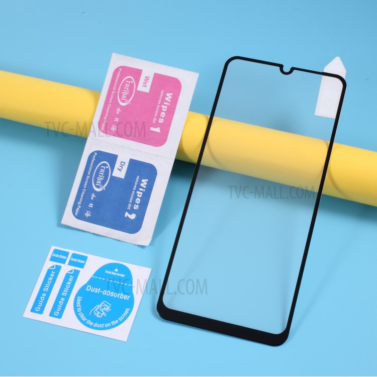 RURIHAI 2.5D Difesa Solida Vetro Temperato Pellicola Di Protezione Dello Schermo Per Huawei Y6p-5