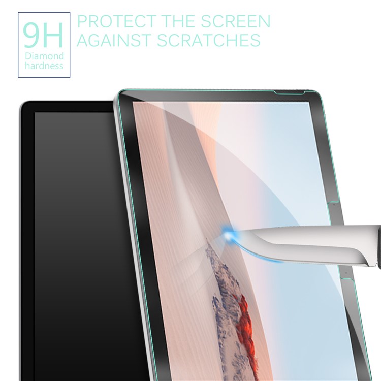 Tempered Glass Screen Protector Film Arc Edge for Microsoft Surface Go 2-3