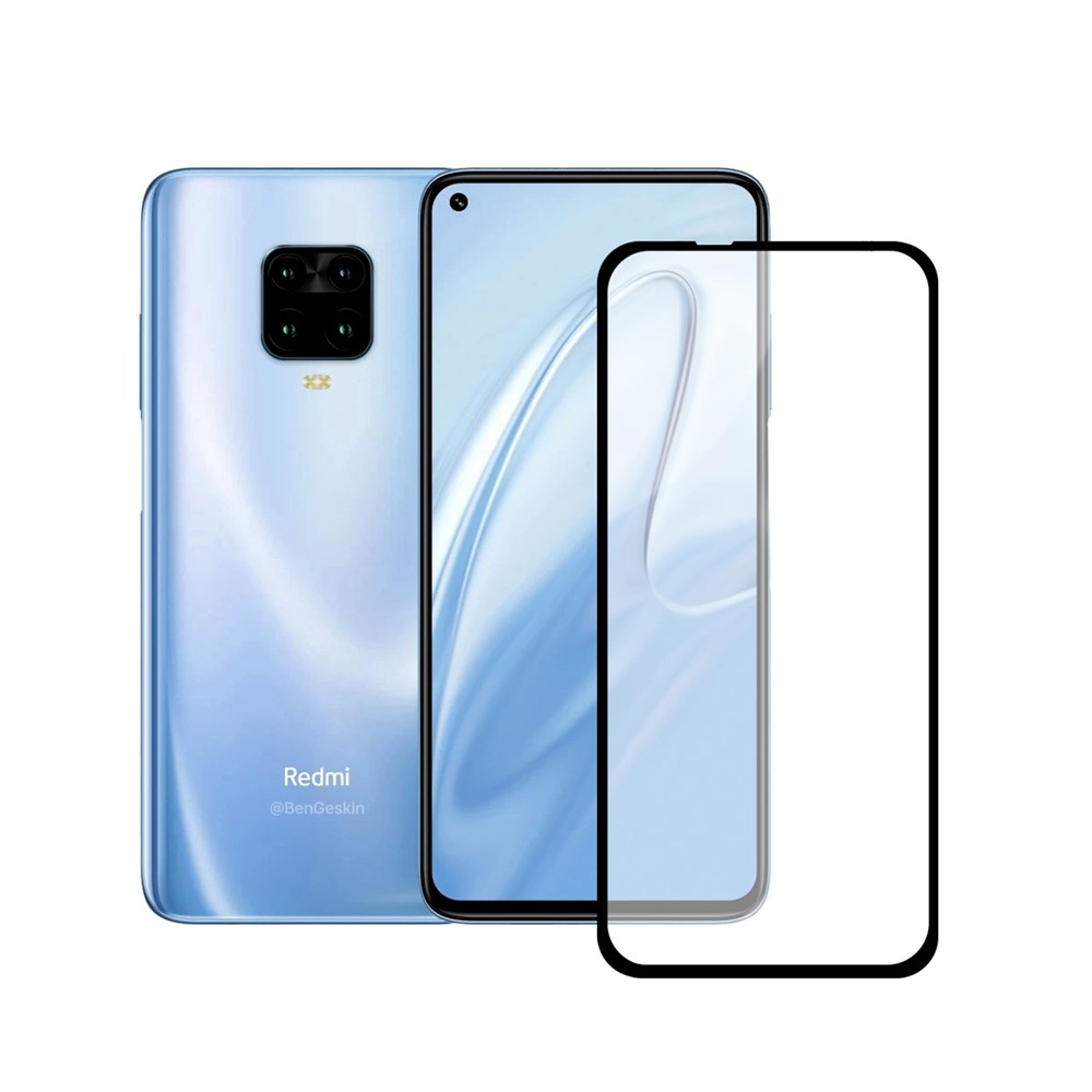 Impresión De Seda De Vidrio Templado Película De Pantalla Completa Para Xiaomi Redmi Nota 9 / Redmi 10X 4G-5