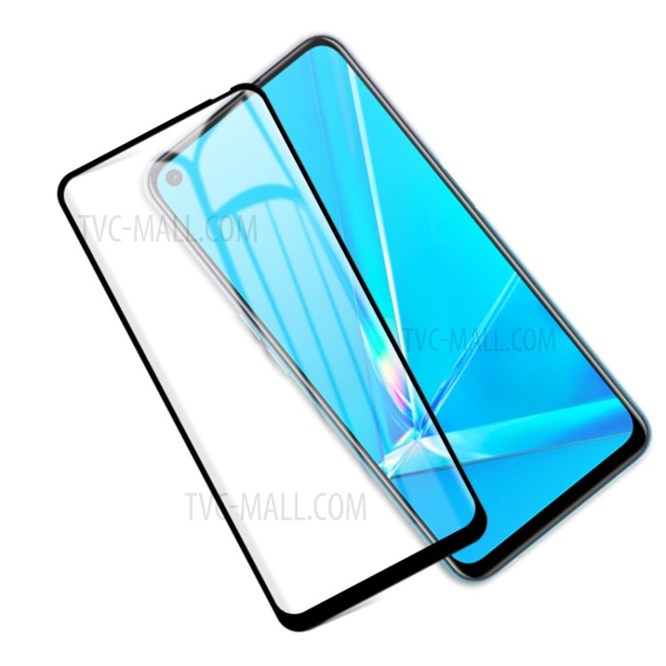 AMORUS for Oppo A52/A92/A72 (2020) 3D Curved Side Glue Tempered Glass Full Screen Protector Film - Black-6