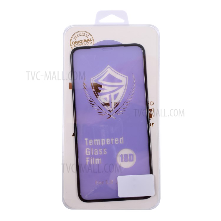 Soft PC Edge Anti-explosion Tempered Glass Screen Protector Film for iPhone XS 5.8 inch/11 Pro 5.8 inch-2