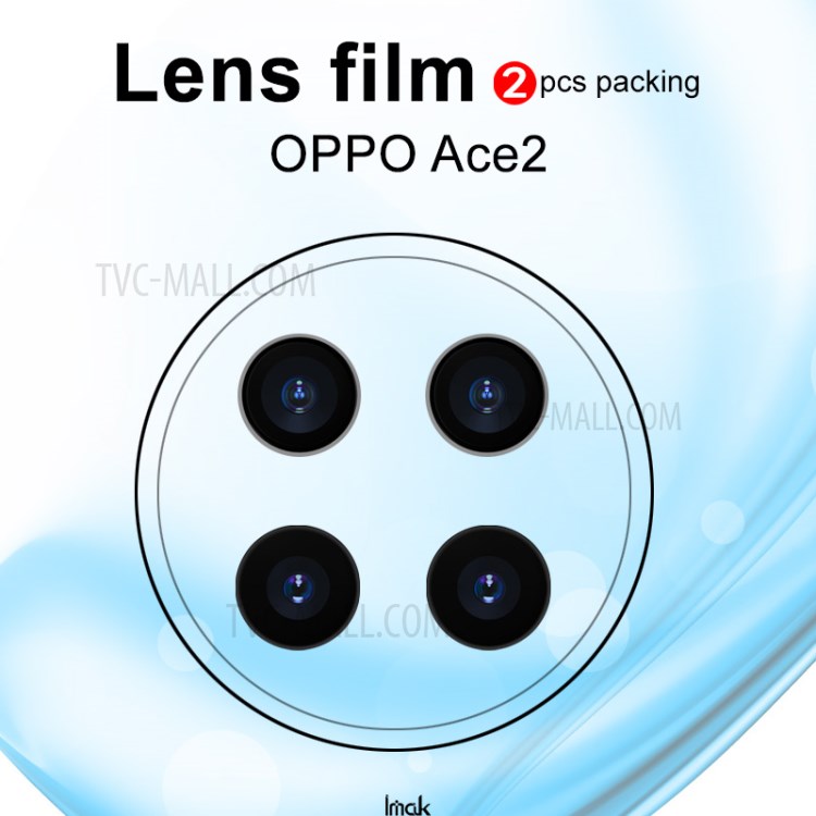 IMAK 2Pcs/Pack Clear Camera Lens Film for Oppo Ace2-7