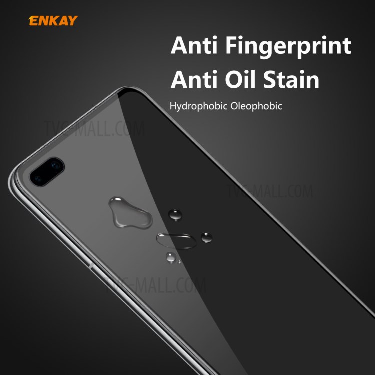 HAT PRINCE 0.26mm 9H 6D Plein Écran Anti-espion Protecteur D'écran En Verre Trempé Pour Huawei P40-8