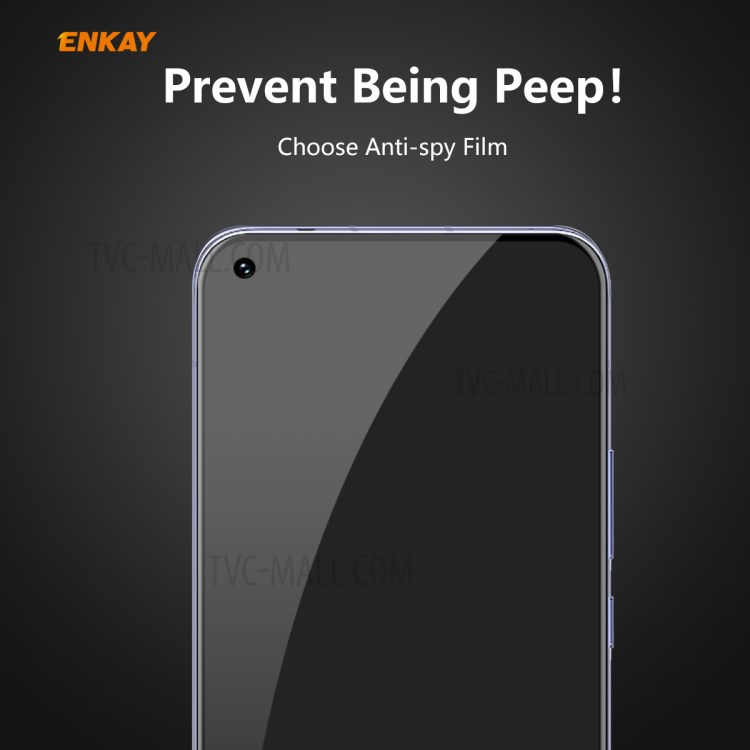 HAT PRINCE 0.26mm 9H 6D Privacy Protection Full Screen Tempered Glass Screen Protector for Honor 30-3