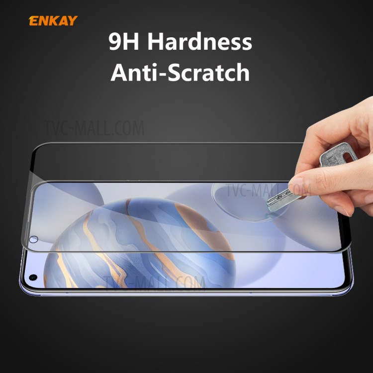 HAT PRINCE 0.26mm 9H 6D Privacy Protection Full Screen Tempered Glass Screen Protector for Honor 30-7