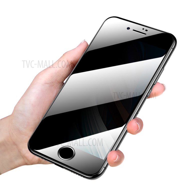 MOCOLO Anti-pio Completo Cola Tela Cheia De Seda Impressão Temperado Protetor De Tela De Vidro Para Iphone Se (2ª Geração) - Preto-6