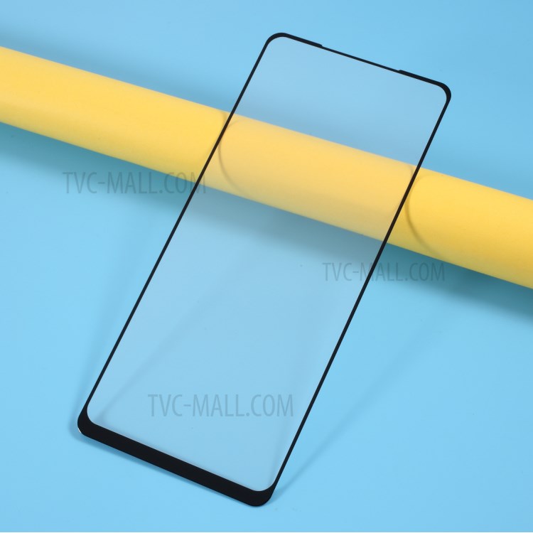 Cópia De Seda Tamanho Grande Cheia De Cola Protetor De Tela De Vidro Temperado Para Samsung Galaxy A21-1