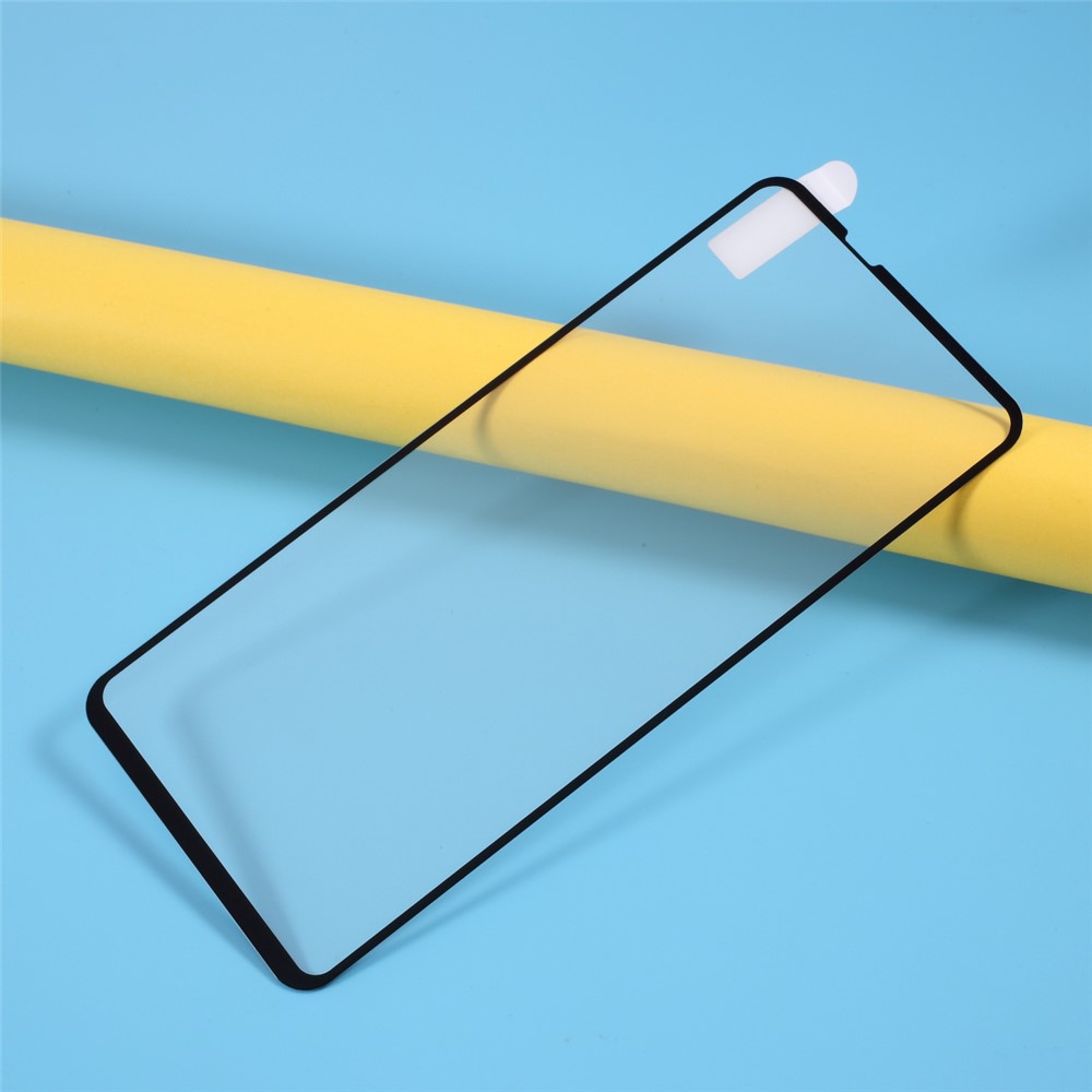 Silk Print Full Size Full Glue Tempered Glass Screen Protector for Samsung Galaxy A21s-5