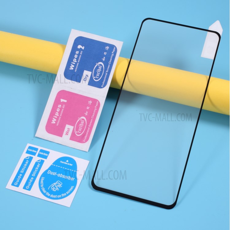 RURIHAI 2.5D Solid Defense Tempered Glass Screen Protector Guard Film for LG K51S-6