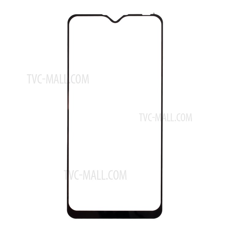 Silk Print Full Size Full Glue Tempered Glass Screen Protector for OPPO A12-2